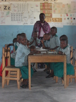 The pre-school in Mlingotini, Tanzania. 