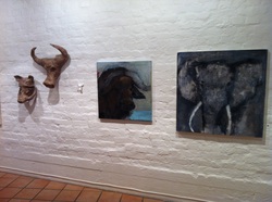 Norwegian artits exhibition in Oslo after their trip to Tanzania and Bomani Beach Bungalows. 